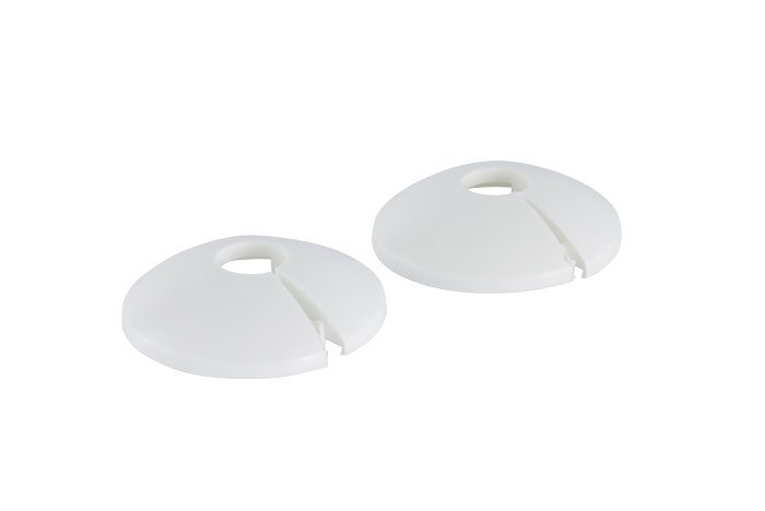 Plastrosett 12 mm hvit - 2 stk.